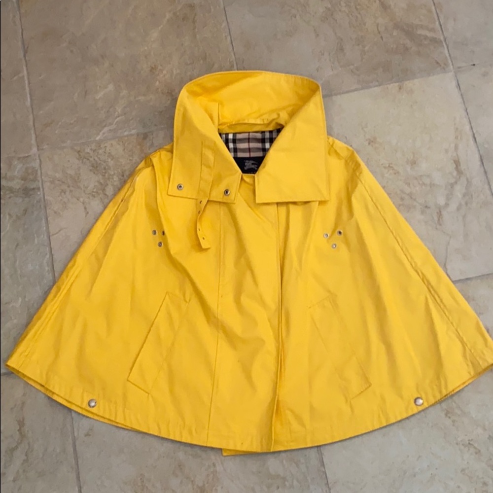 Burberry London Yellow Rain Cape